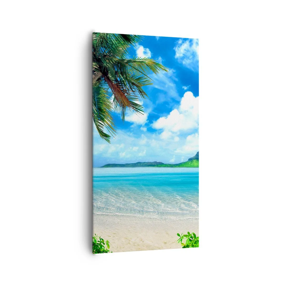 Impression sur toile - Image sur toile - L'azur des tropiques - 65x120 cm