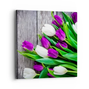 Impression sur toile - Image sur toile - Le jour des vacances de printemps - 30x30 cm