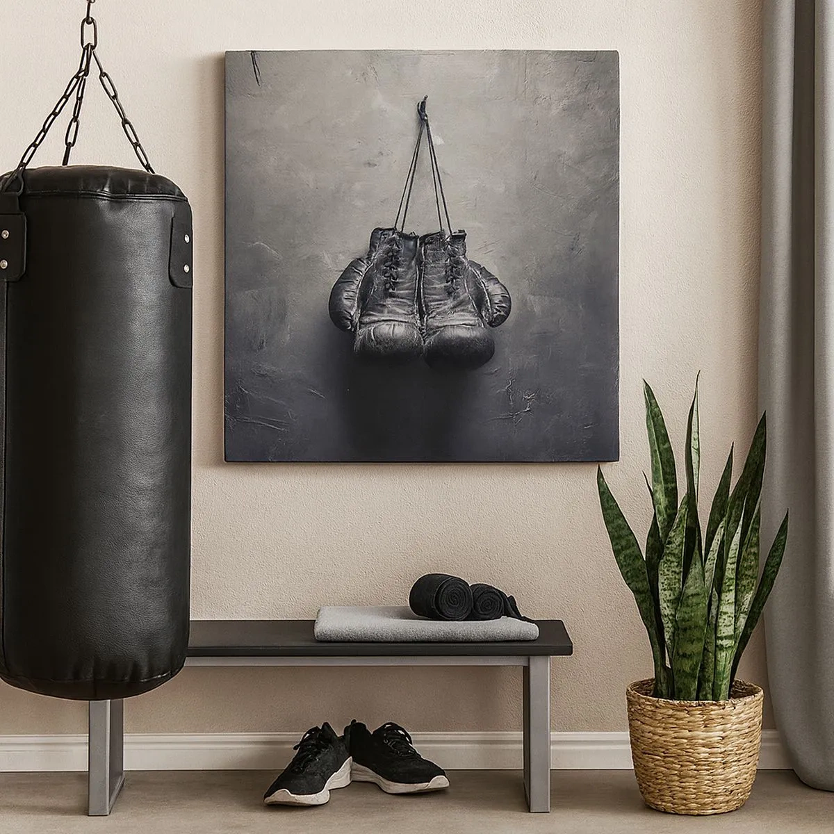 Impression sur toile - Image sur toile - Un temps pour se battre et un temps pour la paix - 30x30 cm