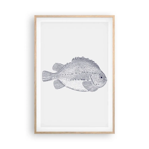 Affiche dans un chêne clair - Poster - Pour l'album du naturaliste - 61x91 cm