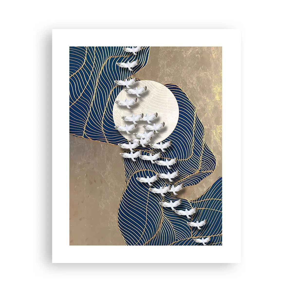 Affiche - Poster - Liberté, errance, communauté - 40x50 cm