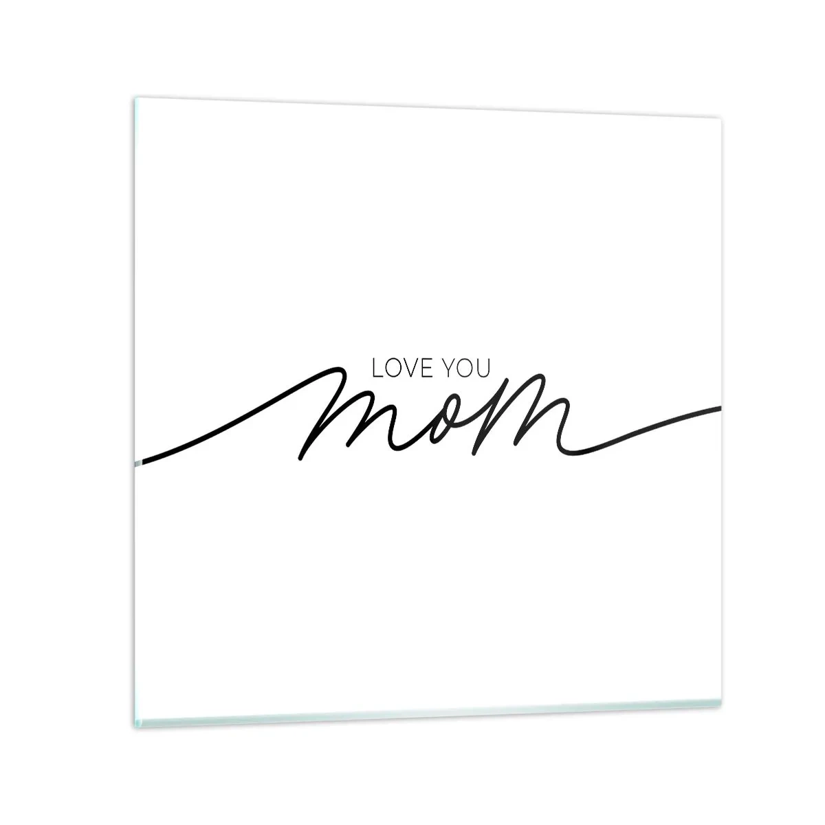 Impression sur verre - Image sur verre - Grand chamboulement - 30x30 cm