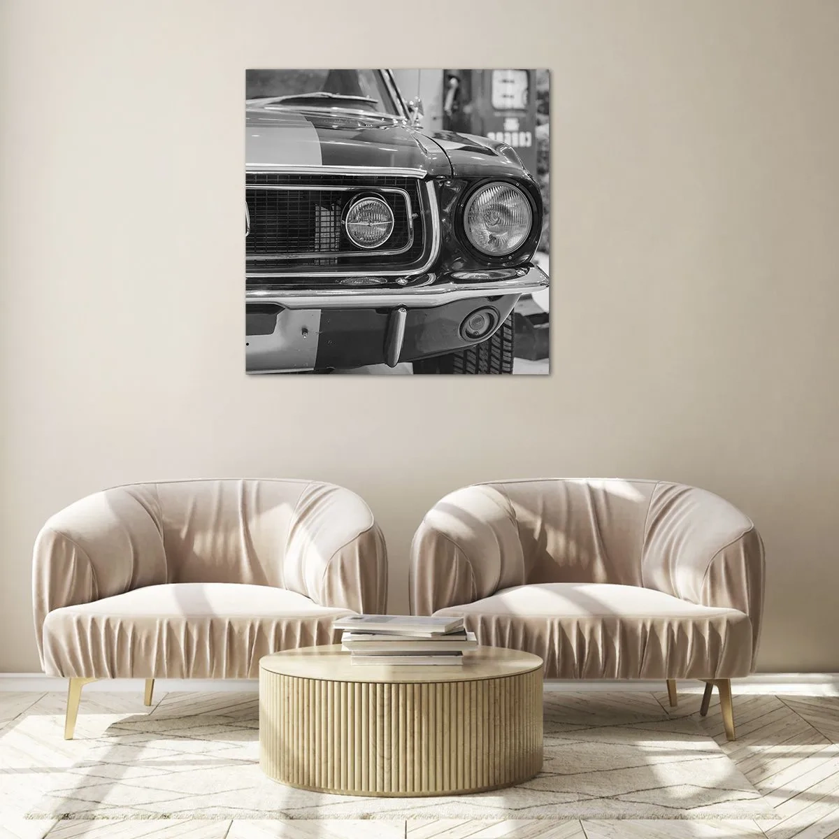 Impression sur verre - Image sur verre - Conduire dur - 50x50 cm