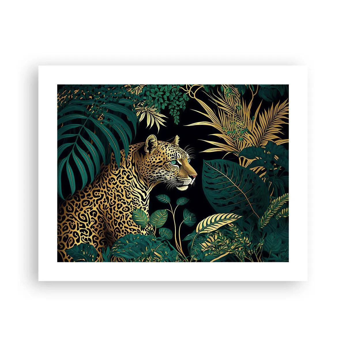 Affiche - Poster - Un hôte dans la jungle - 50x40 cm