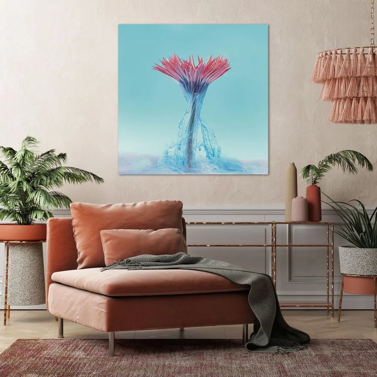 Impression sur toile - Image sur toile - Dans une étreinte vivifiante - 40x40 cm