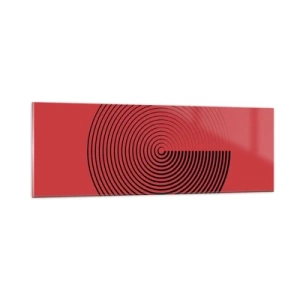 Impression sur verre - Image sur verre - Mouvement circulaire - 90x30 cm