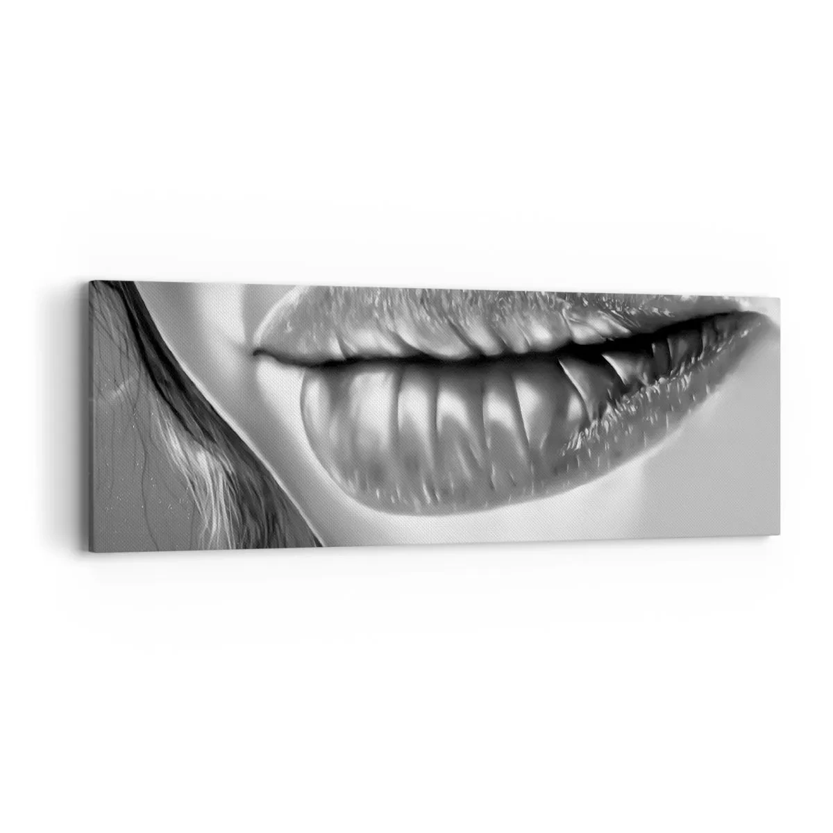 Impression sur toile - Image sur toile - Je sais à quoi tu penses… - 90x30 cm