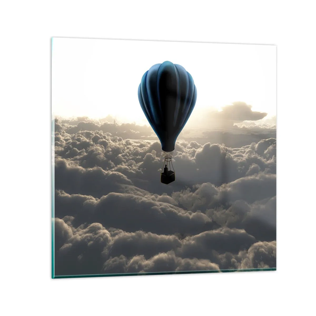 Impression sur verre - Image sur verre - Un vagabond au dessus des nuages - 30x30 cm