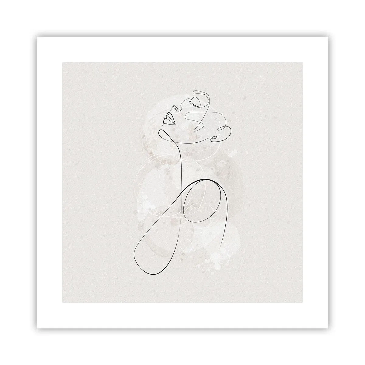 Affiche - Poster - Spirale de beauté - 40x40 cm