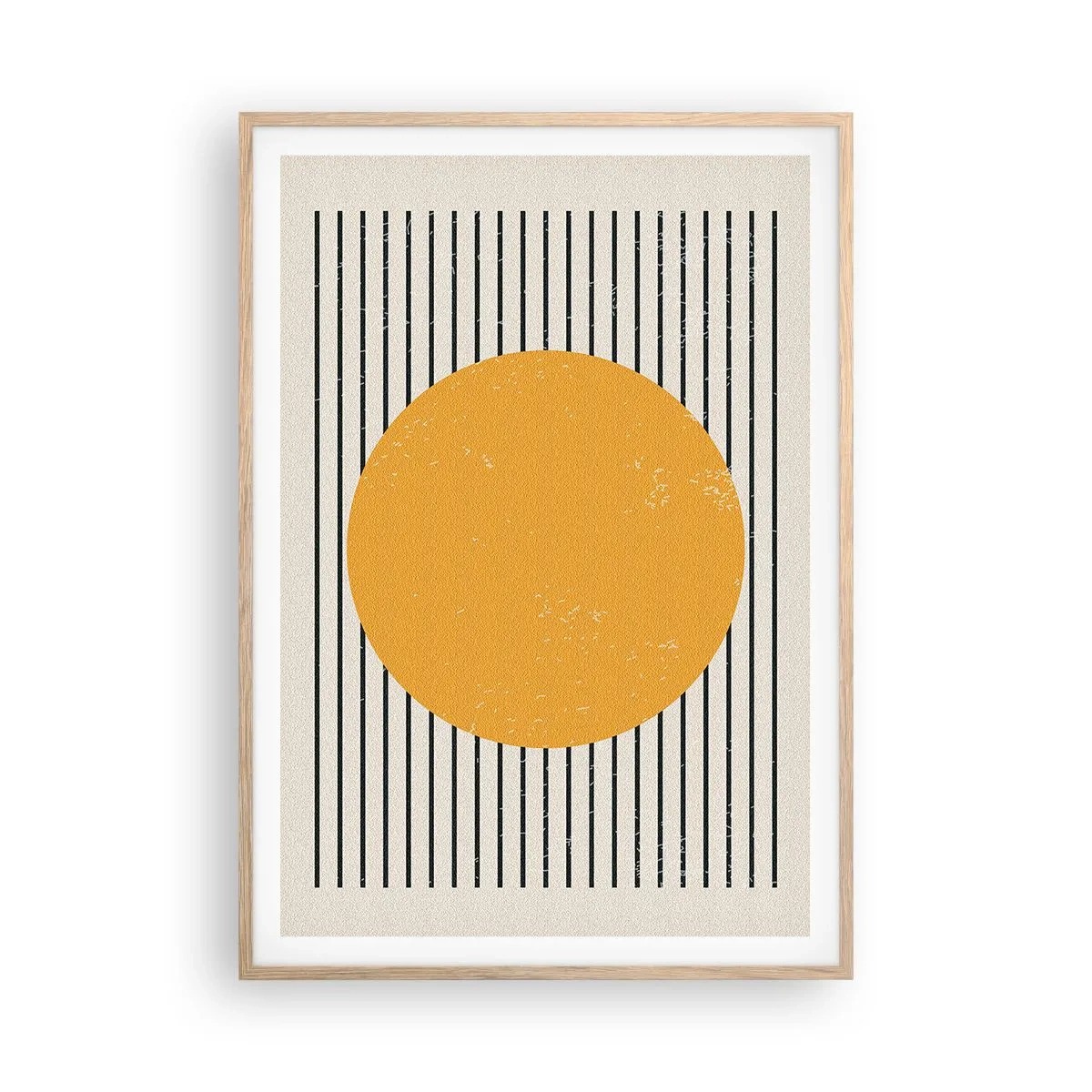 Affiche dans un chêne clair - Poster - Le pouvoir de la simplicité - 70x100 cm