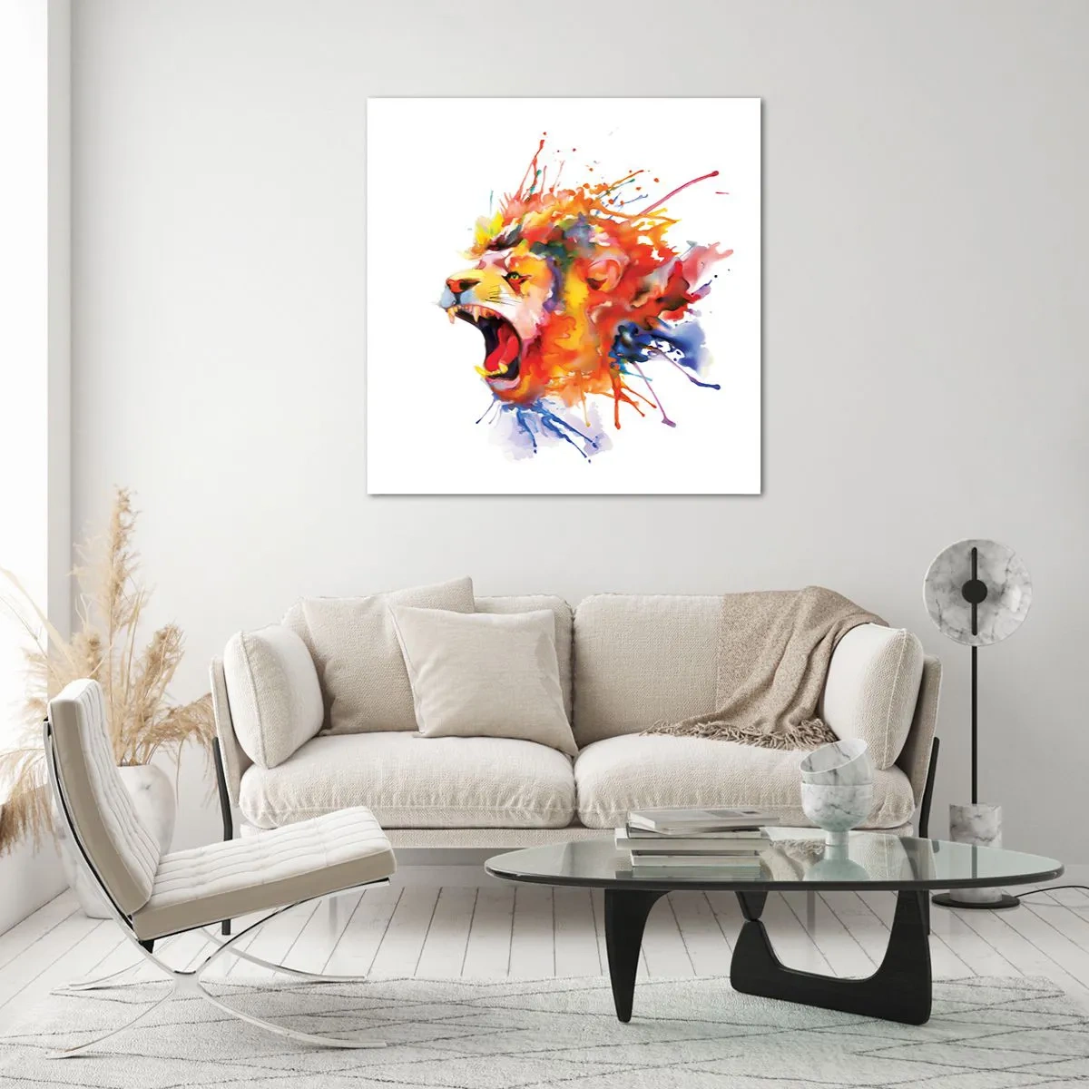 Impression sur verre - Image sur verre - exploser de colère - 70x70 cm