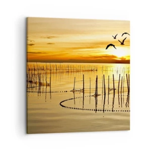 Impression sur toile - Image sur toile - À la pêche - 50x50 cm