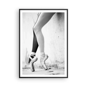 Affiche dans un cadre noir - Poster - Ballerine, voilà ! - 70x100 cm