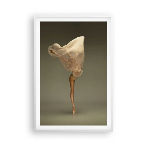 Affiche dans un cadre blanc - Poster - Il va bientôt s'envoler - 61x91 cm