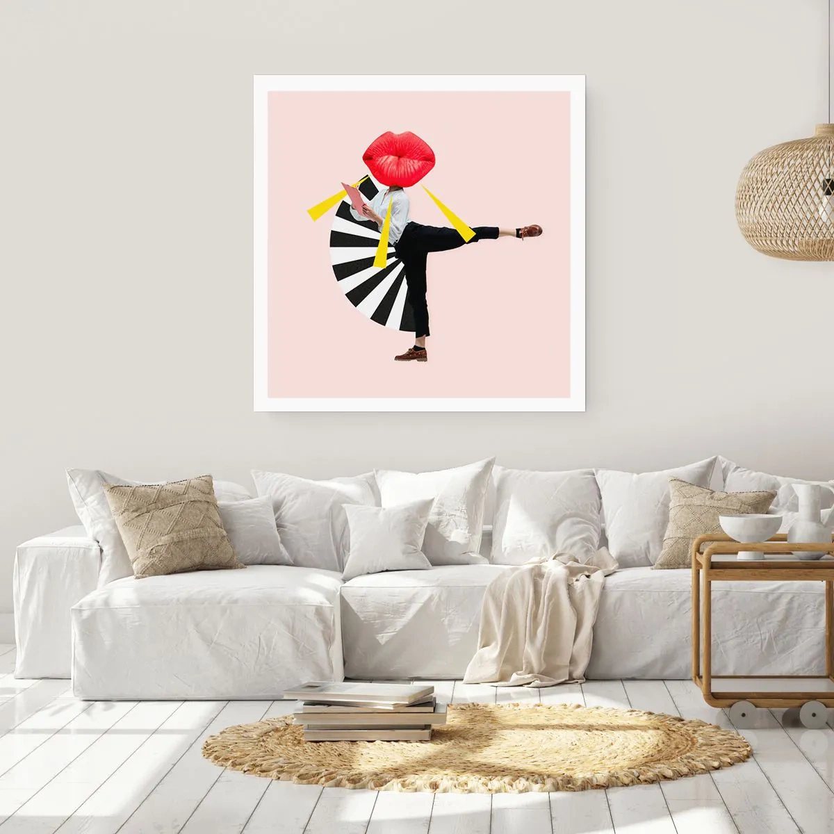 Affiche - Poster - Pop-art surréaliste - 40x40 cm