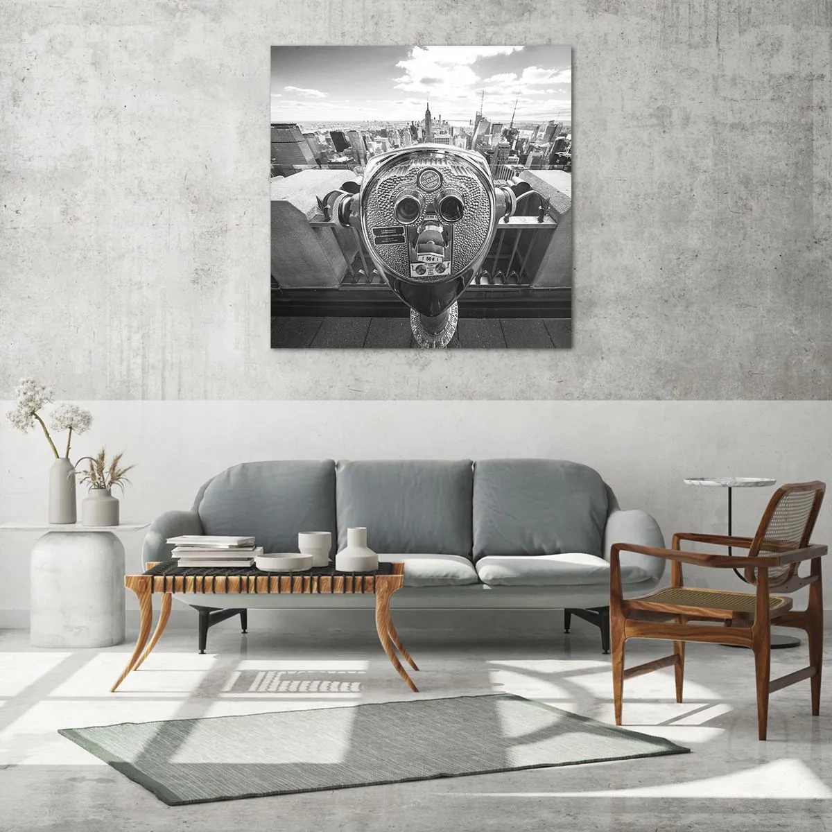 Impression sur verre - Image sur verre - Ville sur les villes - 30x30 cm