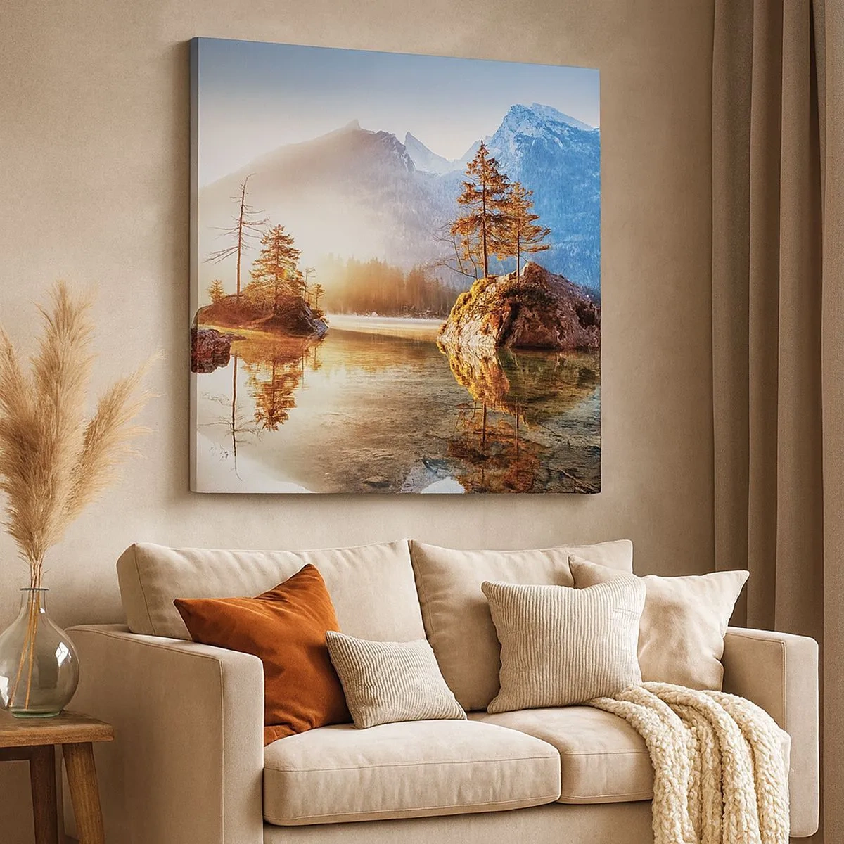 Impression sur toile - Image sur toile - La nature sous un nouveau jour - 30x30 cm