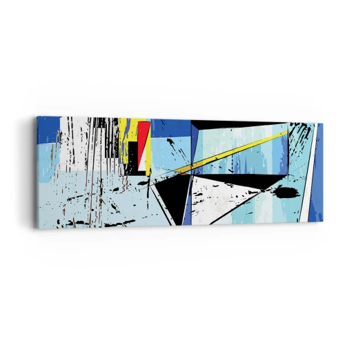 Impression sur toile - Image sur toile - Regardez le monde sous un certain angle… - 90x30 cm