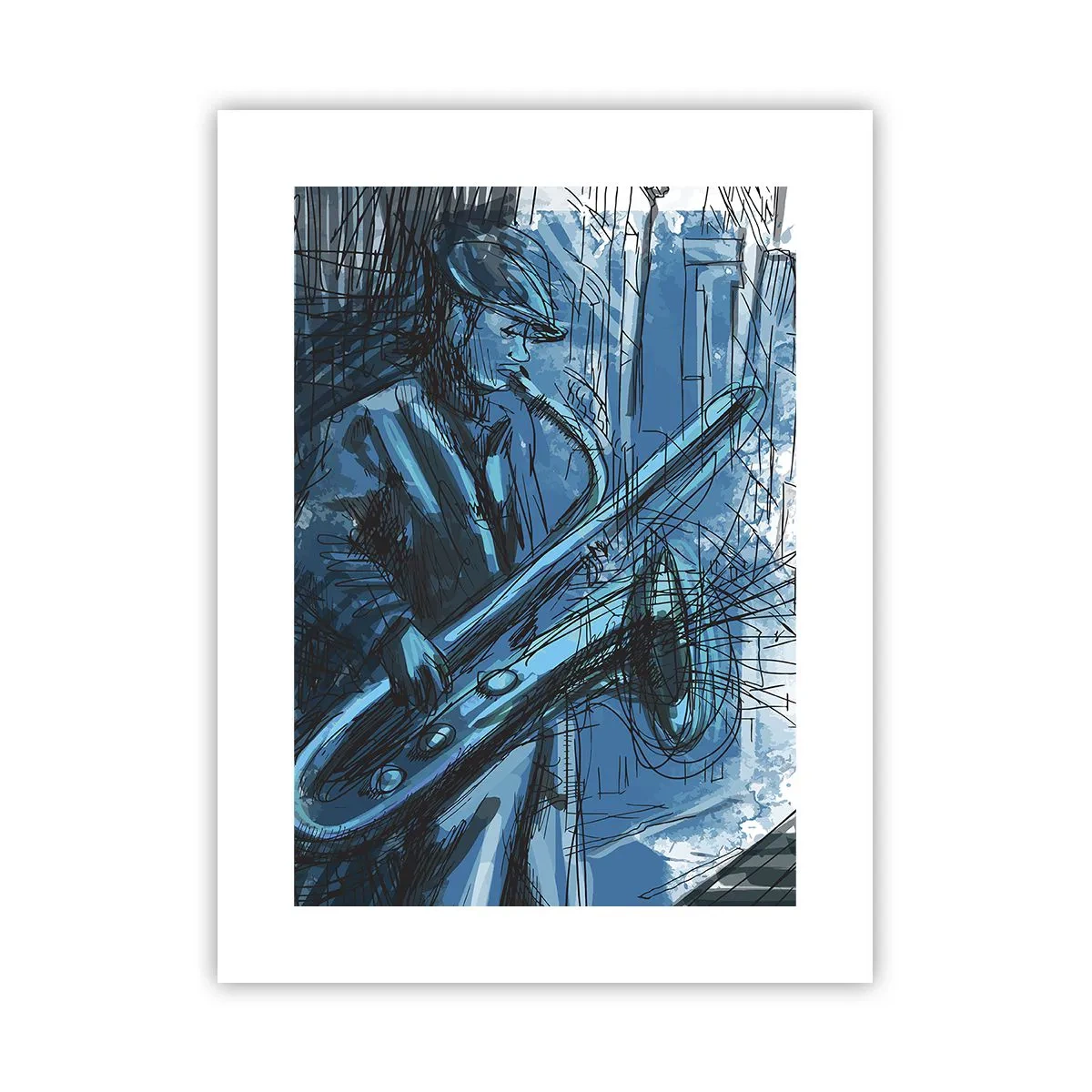 Affiche - Poster - Rhapsodie urbaine - 30x40 cm