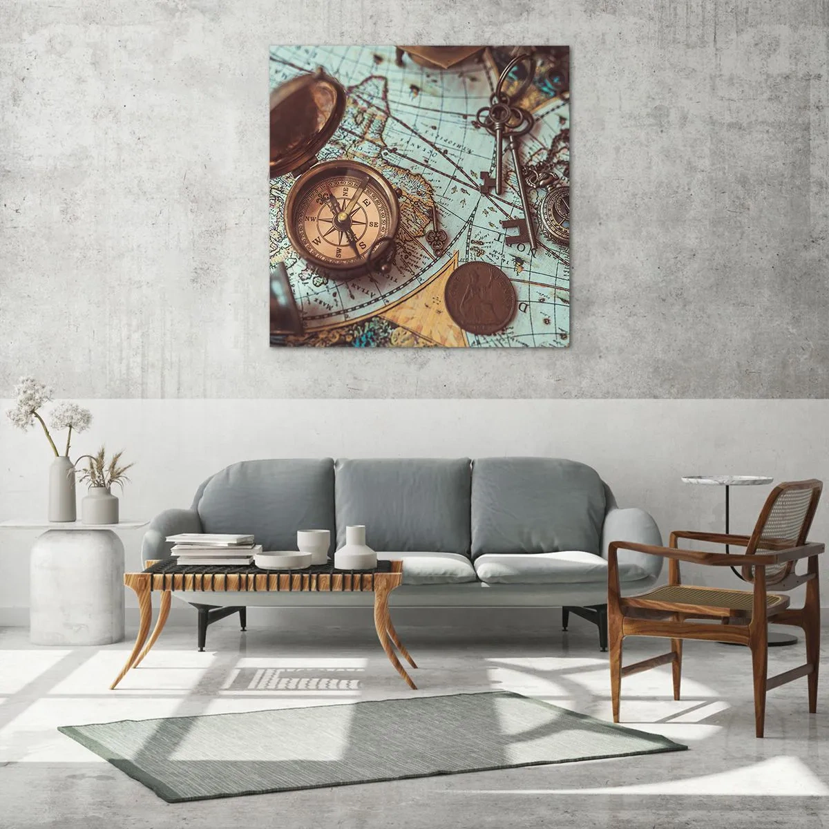 Impression sur verre - Image sur verre - Pour ceux qui recherche l'aventure - 30x30 cm