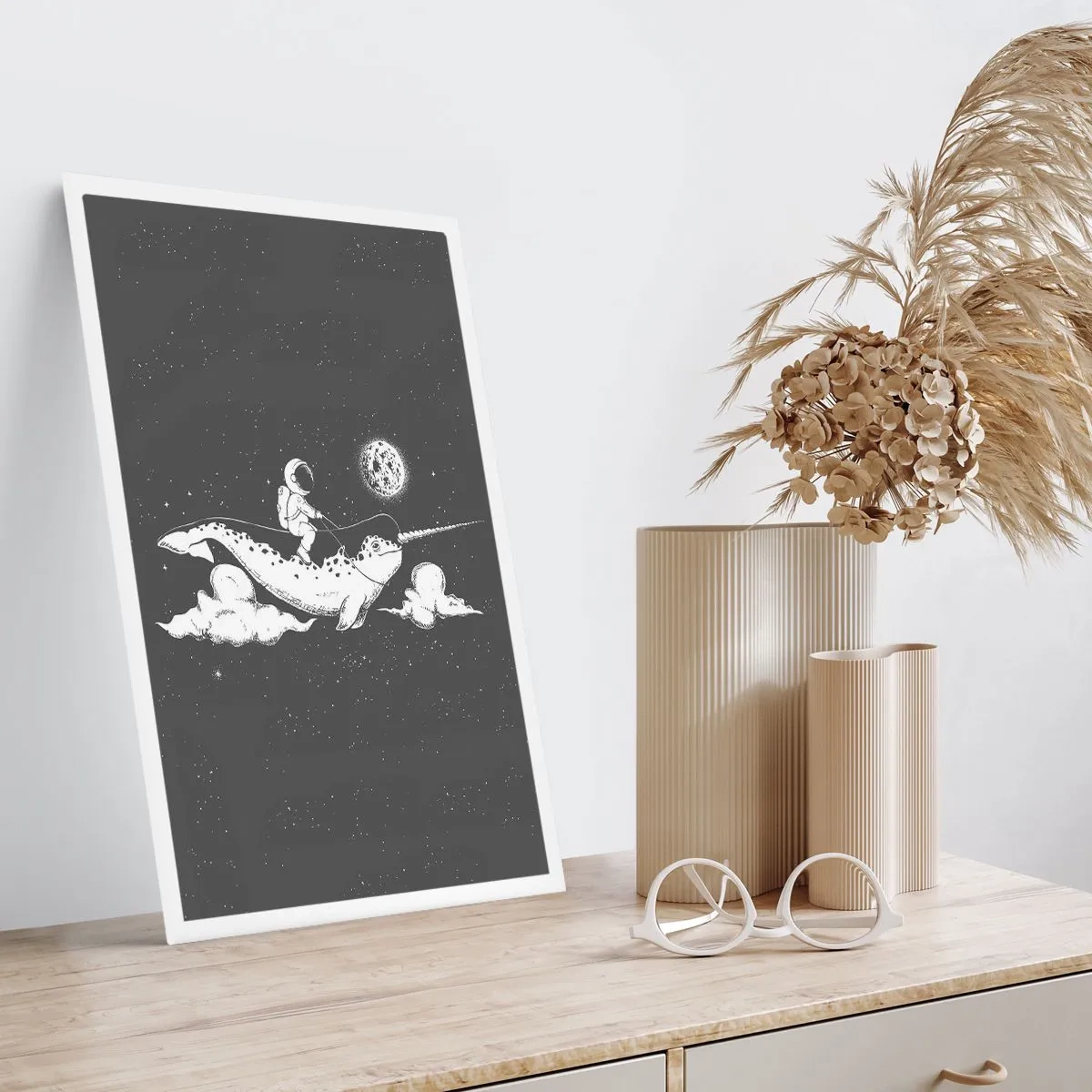 Affiche - Poster - Cavalier de l'espace - 40x50 cm