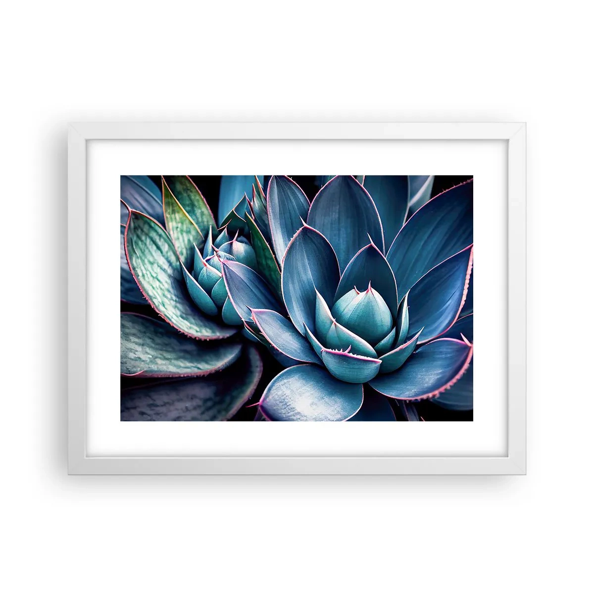 Affiche dans un cadre blanc - Poster - Force vital - 40x30 cm