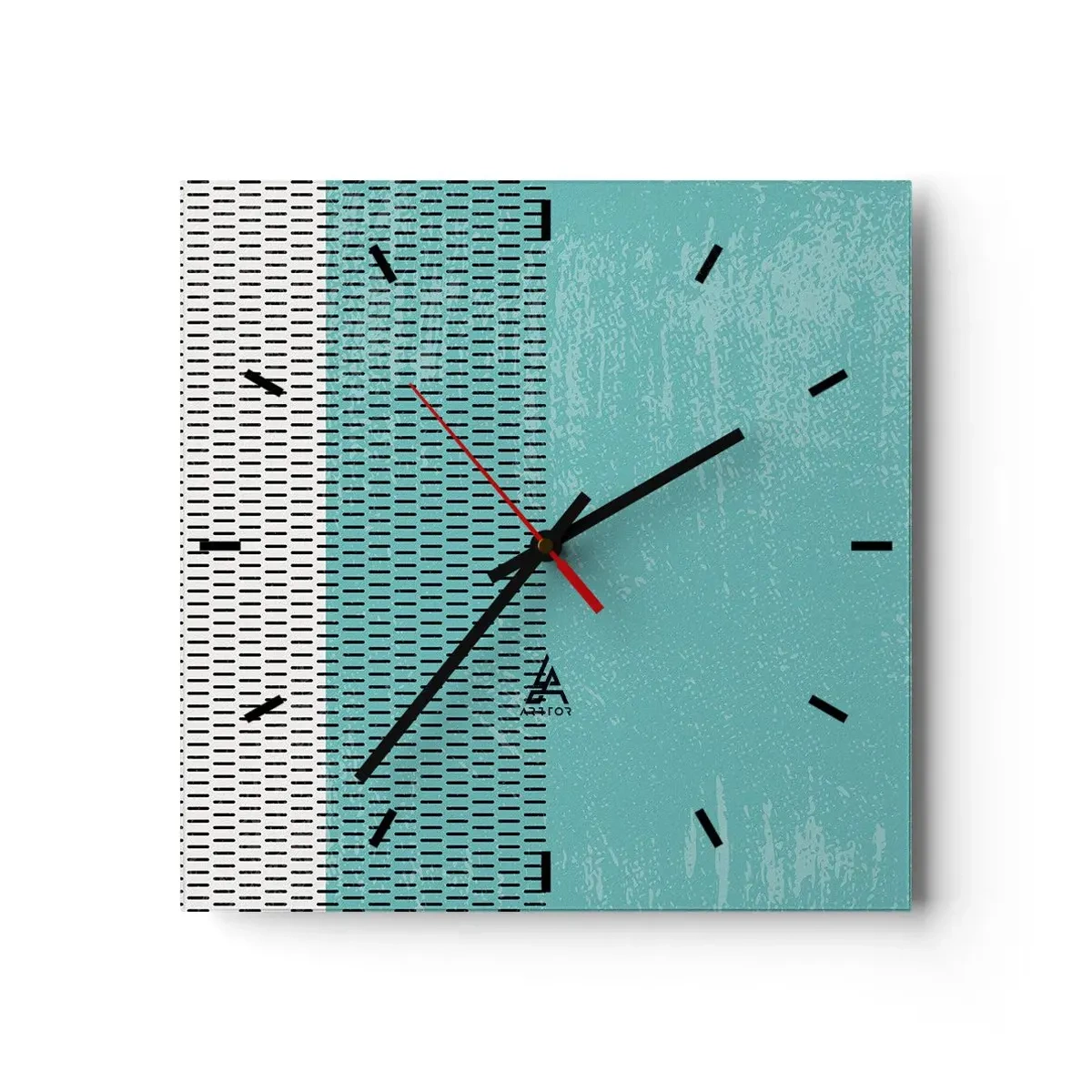 Horloge murale - Pendule murale - Composition équilibrée - 40x40 cm