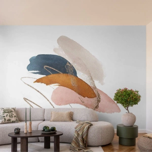 Papier Peint Photo Premium Canvas - Composition ailée - Abstraction, Morceau, Conception - 350x256 cm