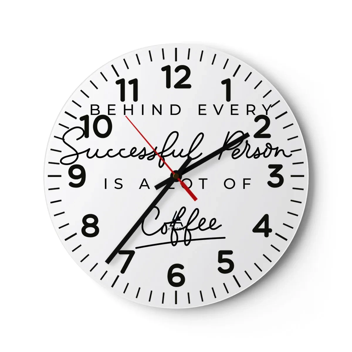 Horloge murale - Pendule murale - Secret du succès - 30x30 cm
