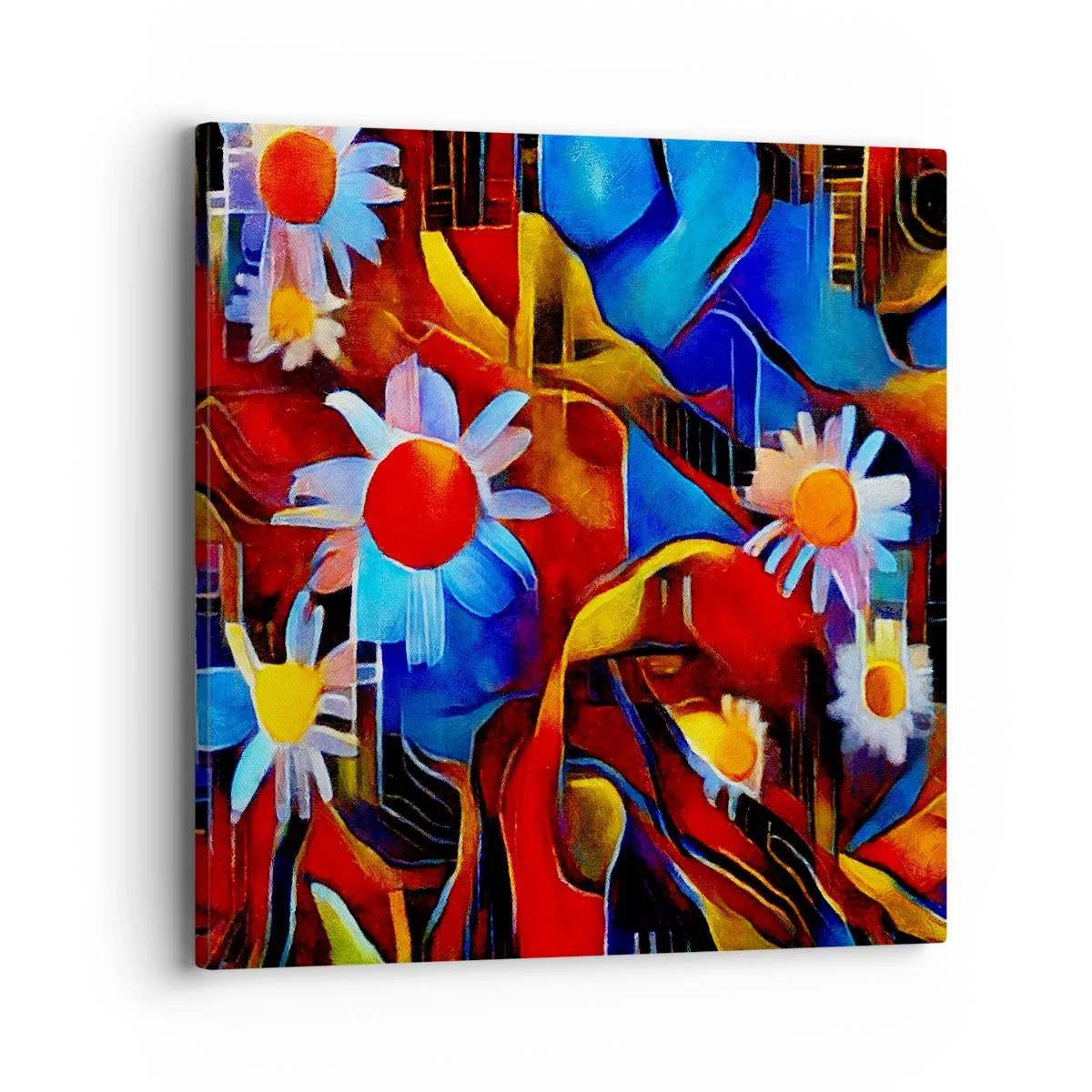 Impression sur toile - Image sur toile - Les couleurs de la vie - 40x40 cm