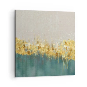 Impression sur toile - Image sur toile - La frontière dorée - 50x50 cm