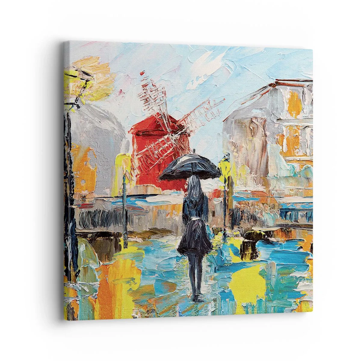 Impression sur toile - Image sur toile - Légende parisienne - 30x30 cm