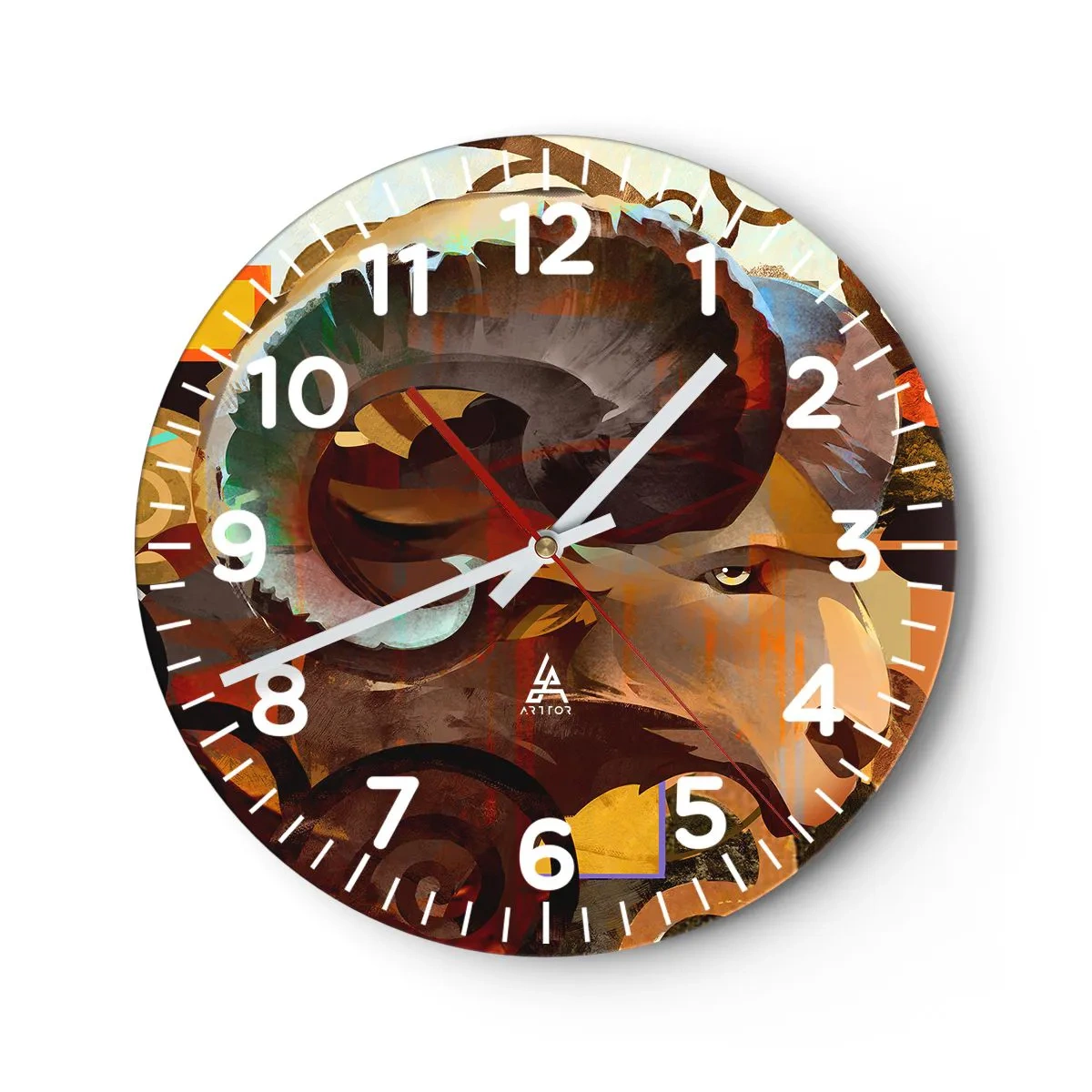 Horloge murale - Pendule murale - Magie - religions - rituels - 30x30 cm