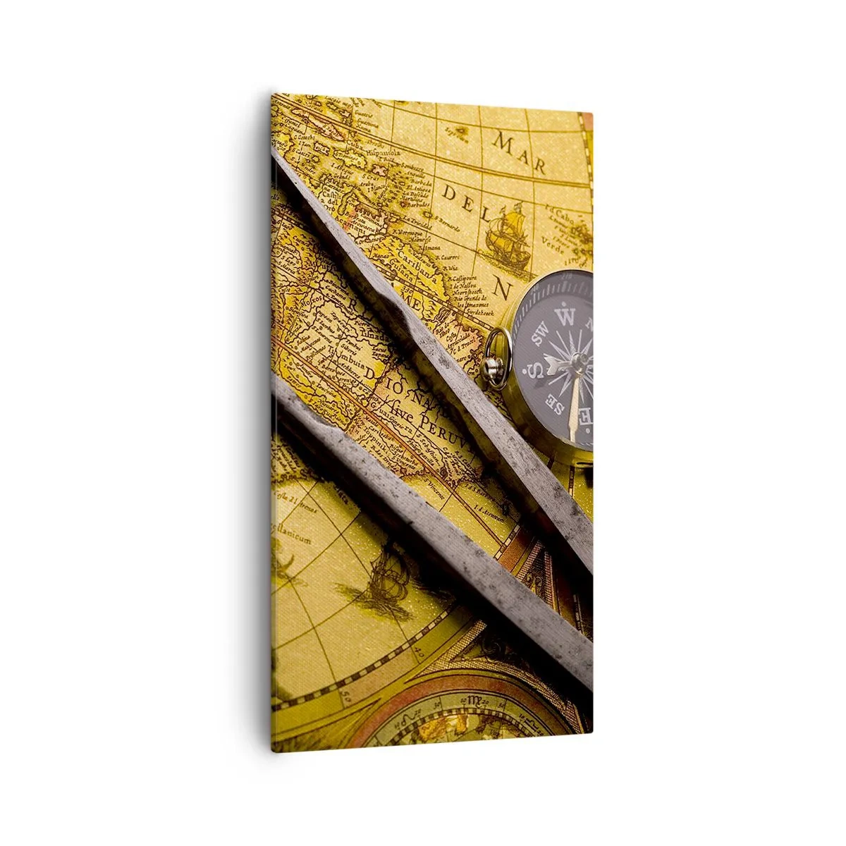 Impression sur toile - Image sur toile - Où sont ces trésors? - 55x100 cm