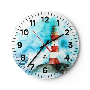 Horloge murale - Pendule murale - Unité des éléments - 40x40 cm