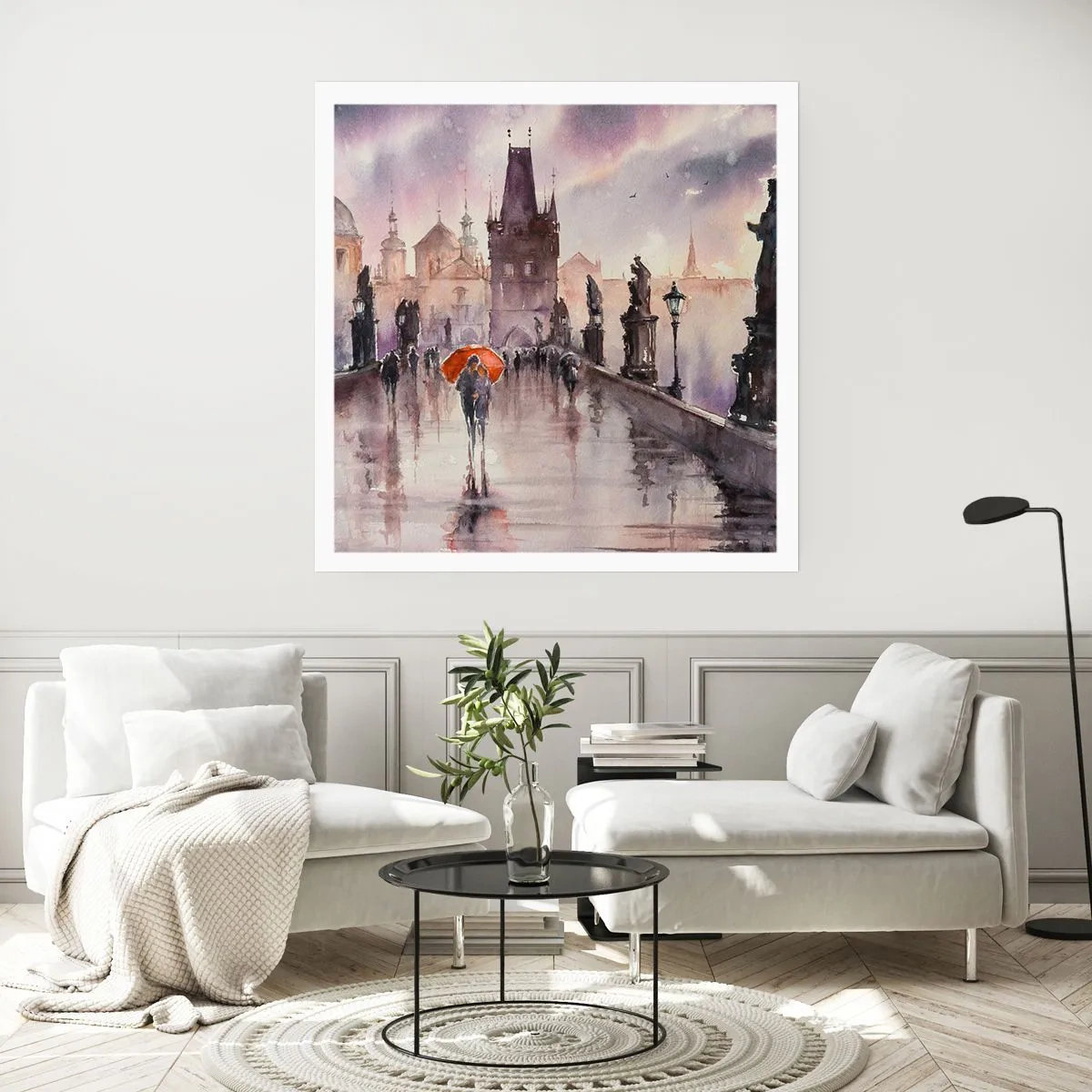 Affiche - Poster - Les gens ne changent pas - 60x60 cm