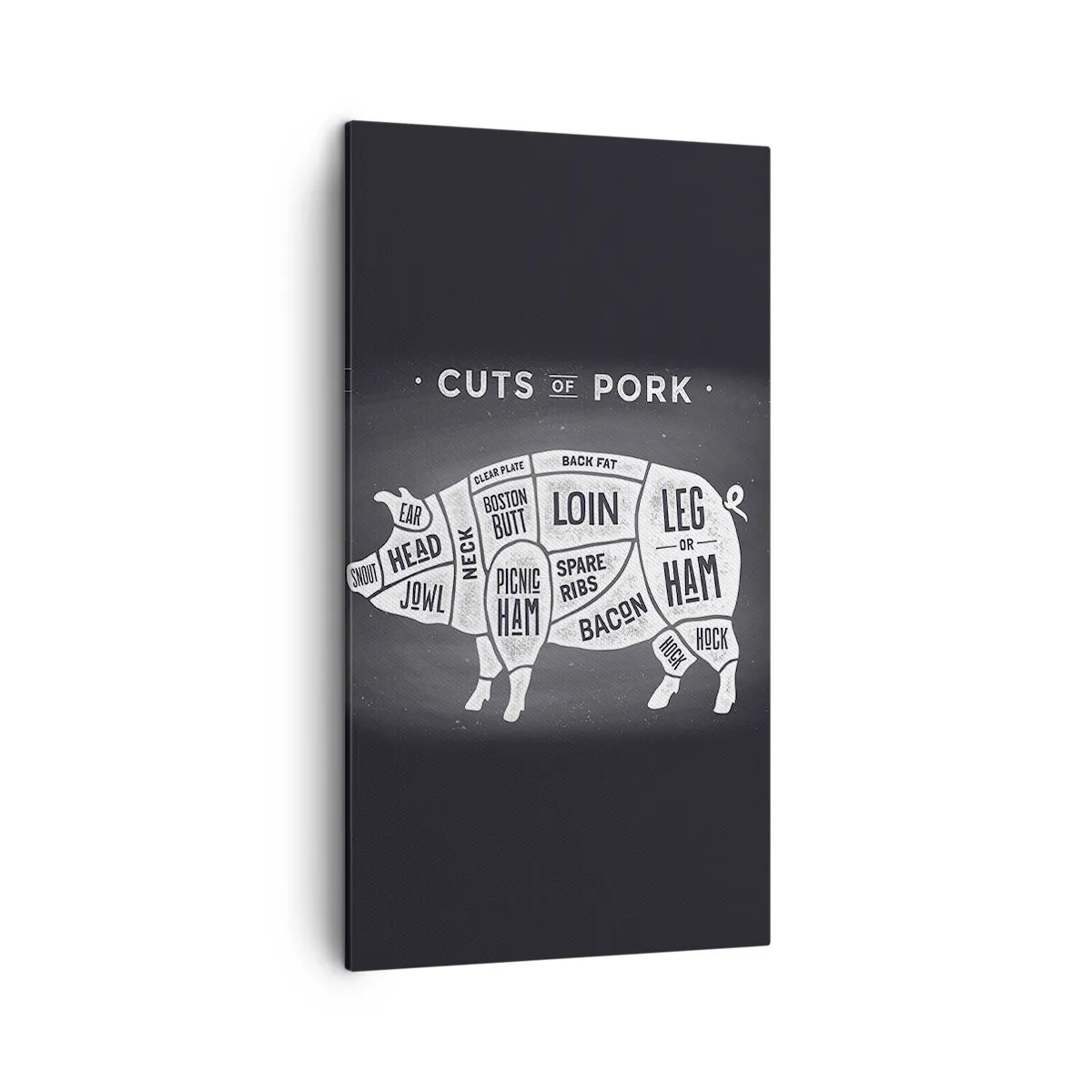 Impression sur toile - Image sur toile - L'art de la découpe - 45x80 cm