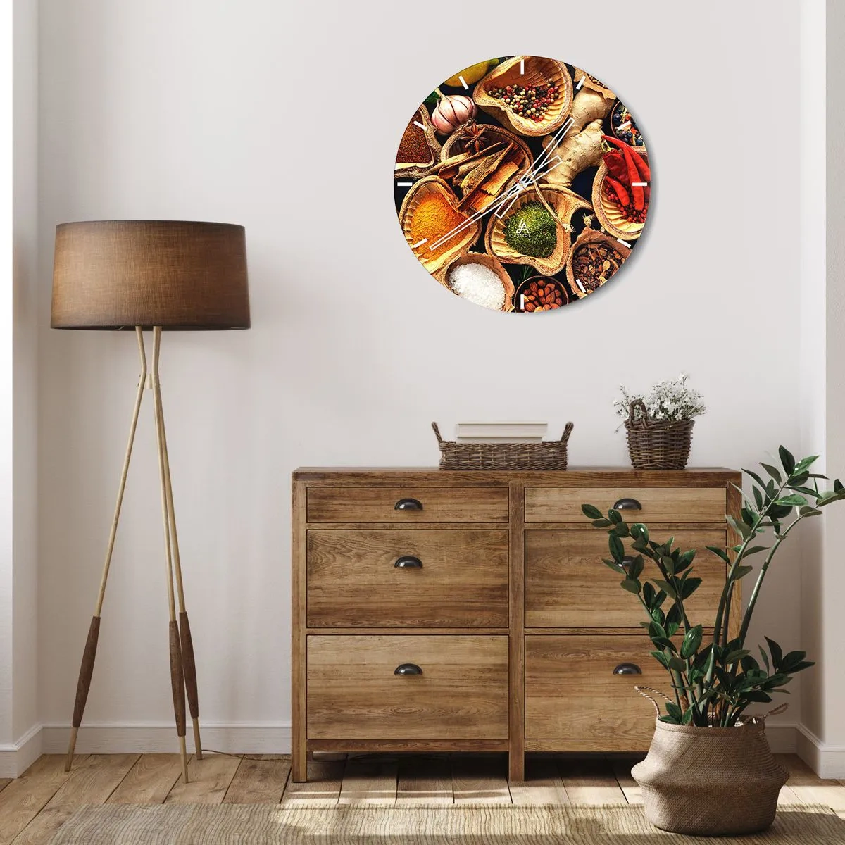 Horloge murale - Pendule murale - Prends ce que tu veux - 40x40 cm