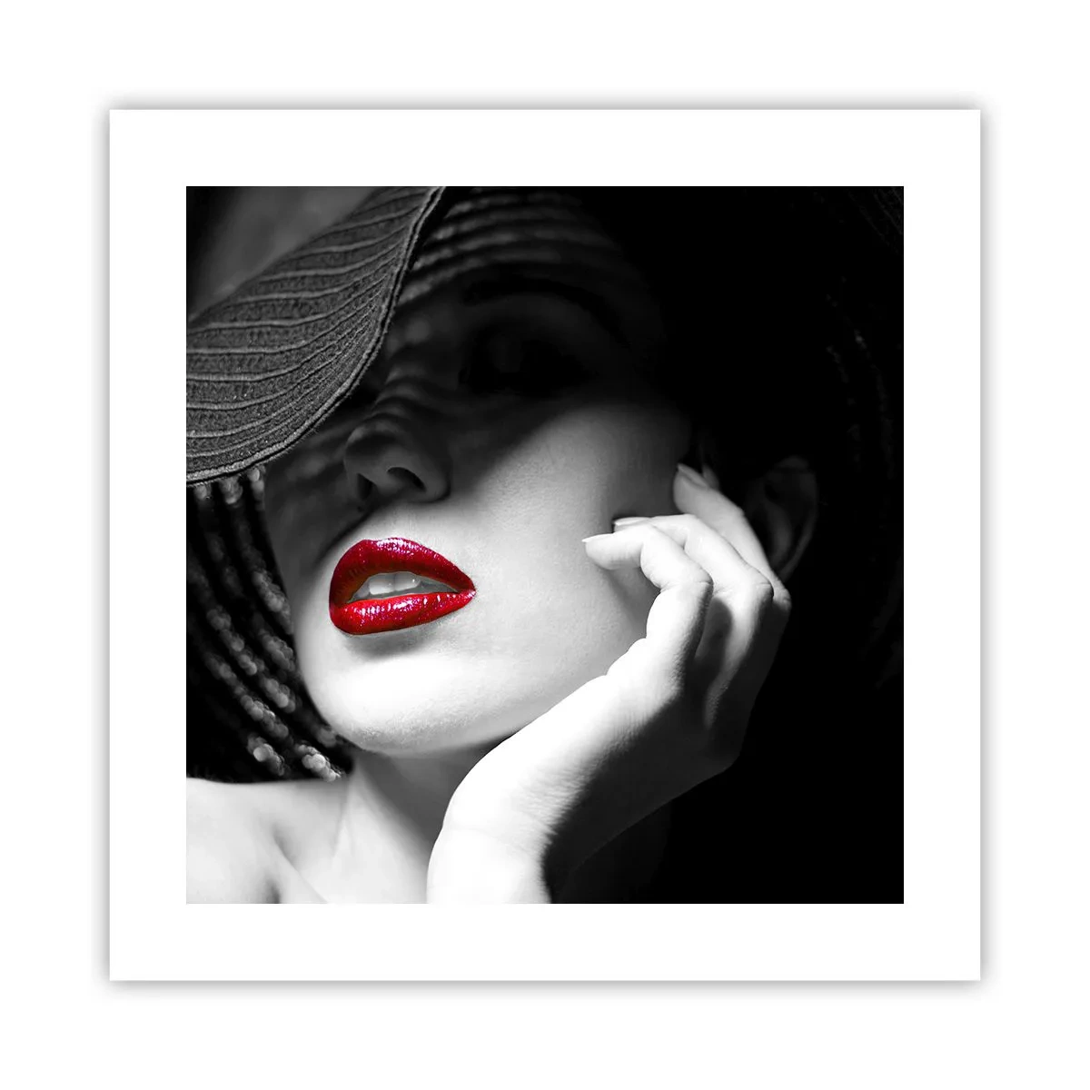 Affiche - Poster - Étude écarlate - 40x40 cm