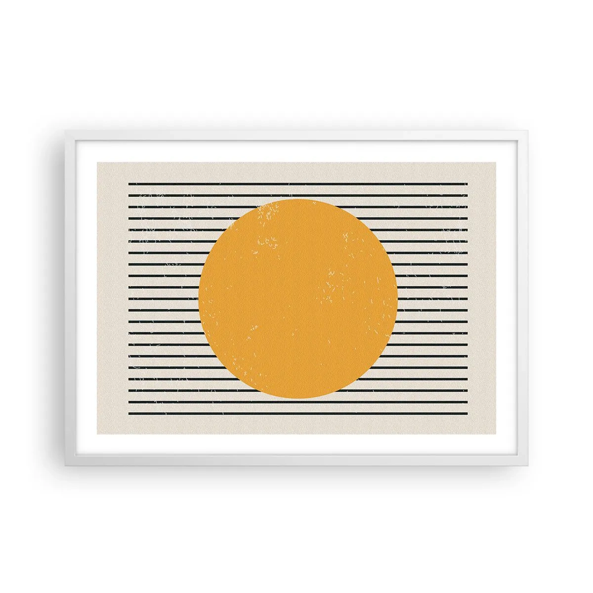 Affiche dans un cadre blanc - Poster - Le pouvoir de la simplicité - 70x50 cm