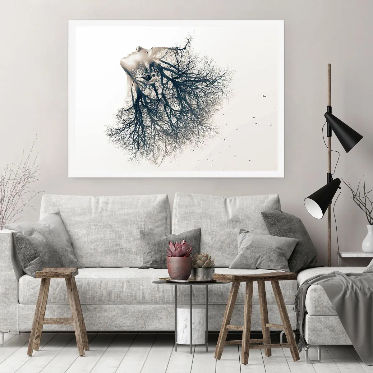 Affiche - Poster - Écouter le murmure des arbres - 50x40 cm