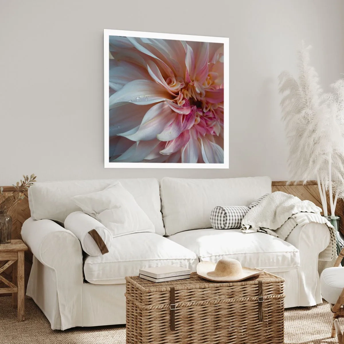 Affiche - Poster - Fraîcheur fleurissante - 40x40 cm