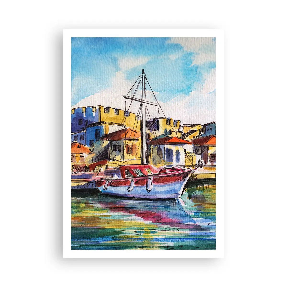 Affiche - Poster - Après-midi arc-en-ciel - 70x100 cm