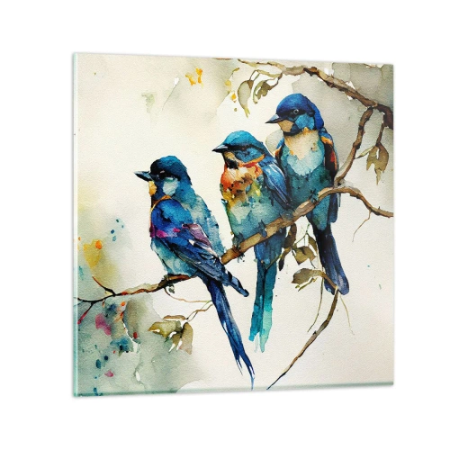 Impression sur verre - Image sur verre - A-t-il été offensé ? - 70x70 cm