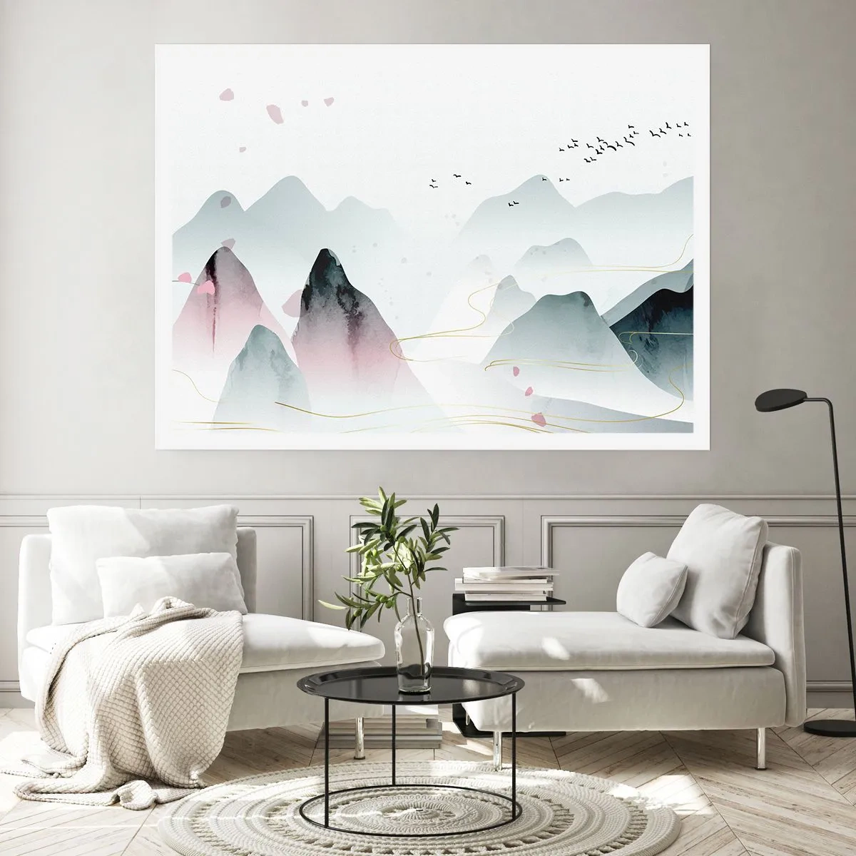 Affiche - Poster - Au-delà des sommets - 50x40 cm