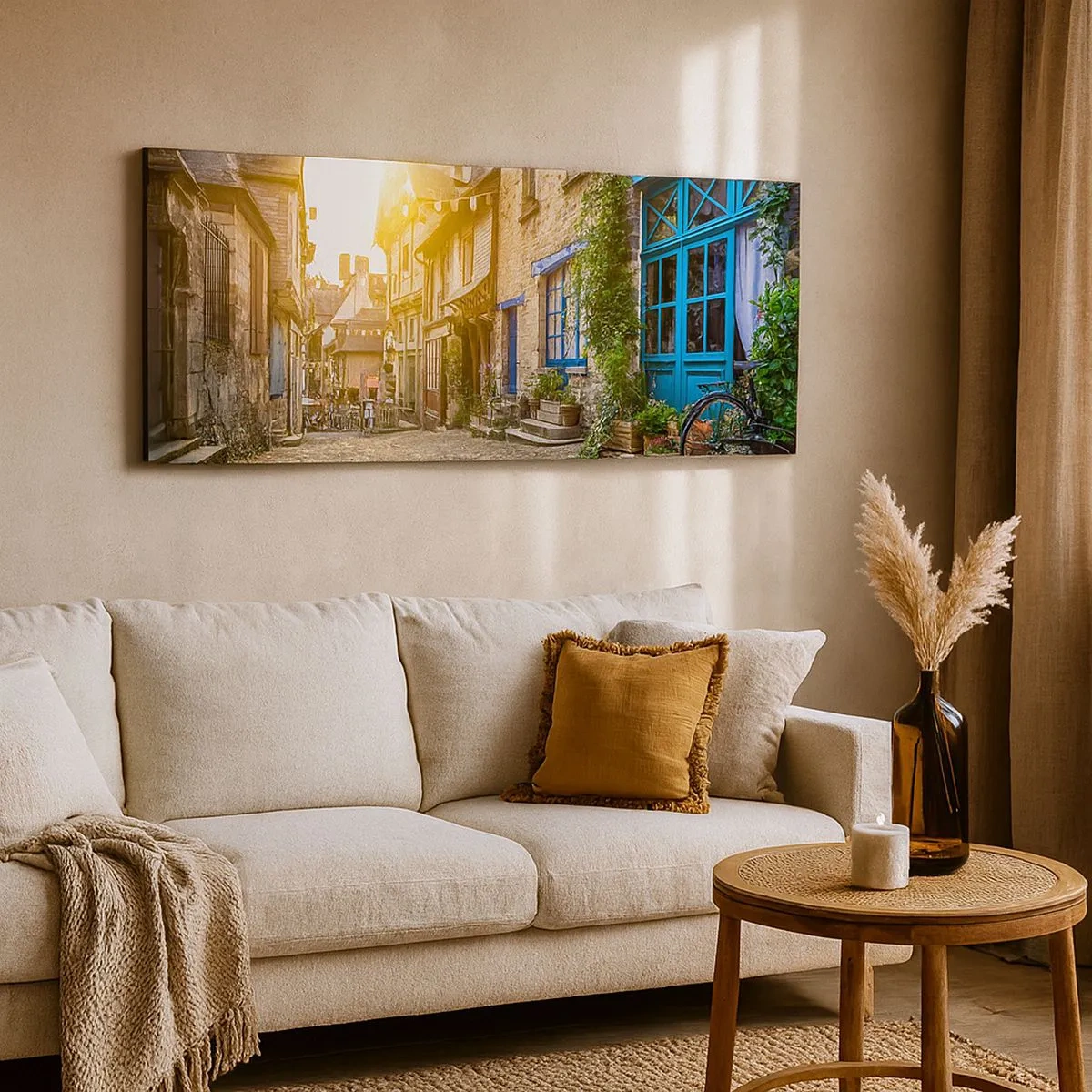 Impression sur toile - Image sur toile - Aux confins du monde - 100x40 cm