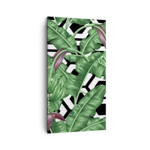 Impression sur toile - Image sur toile - Une composition symétrique par nature - 45x80 cm