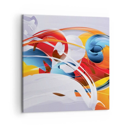 Impression sur toile - Image sur toile - La danse des éléments - 50x50 cm