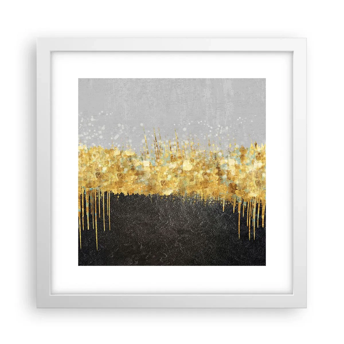 Affiche dans un cadre blanc - Poster - Vers l'intérieur et vers le haut - 30x30 cm