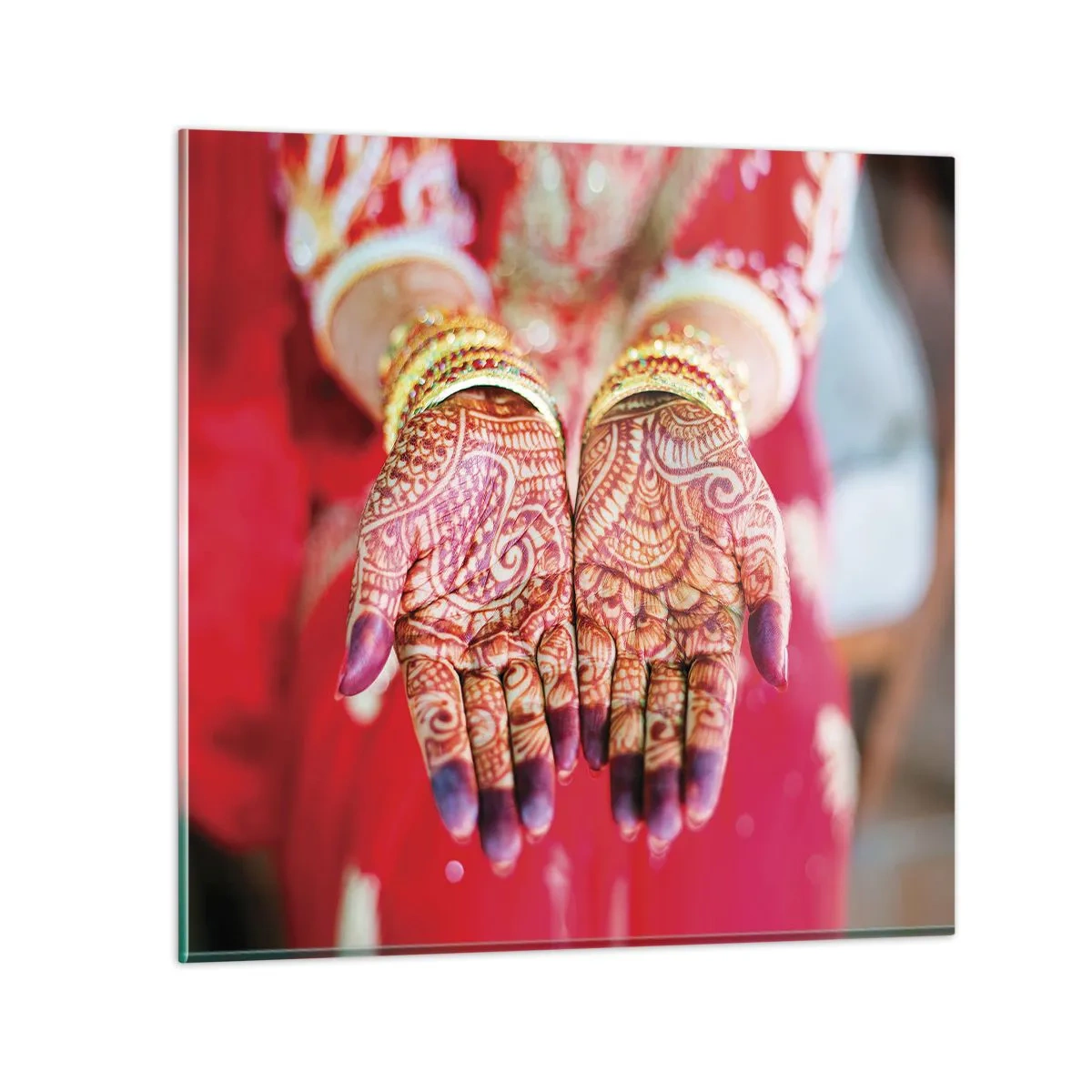 Impression sur verre - Image sur verre - Prêt à saisir votre chance - 40x40 cm